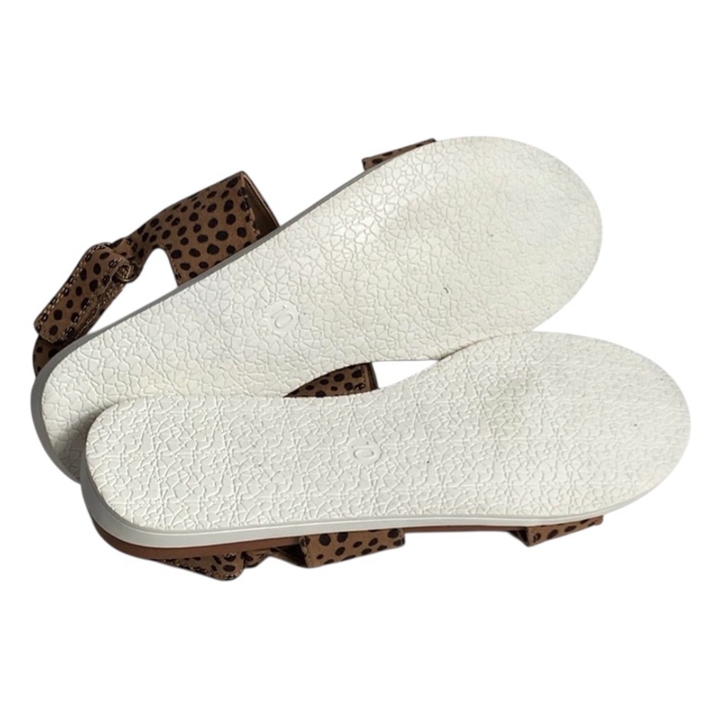 Universal Thread Natalie Leopard Print Sandals Easy Closure Comfort Size 10 NEW - Picture 8 of 14
